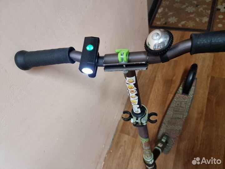 Самокат двухколесный б/у tech team comfort 180r