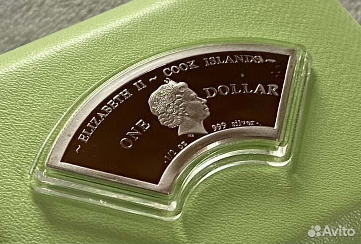 1,Острова Кука,Год Змеи,серебро