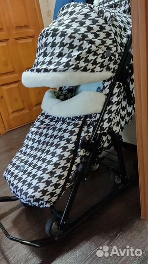 Детские санки коляска новые