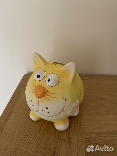 Детская копилка кот