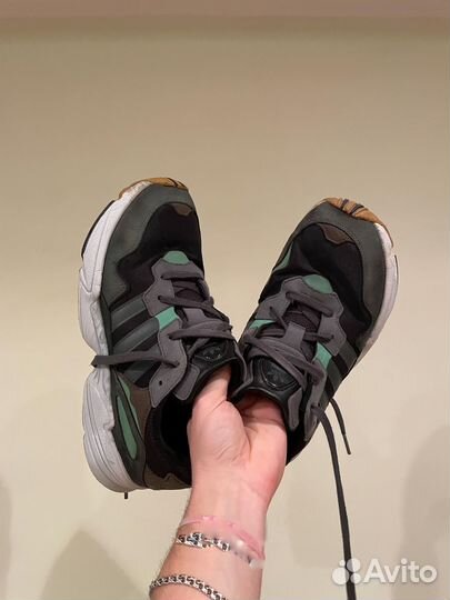 Adidas yung 96 olive gum оригинал кроссовки