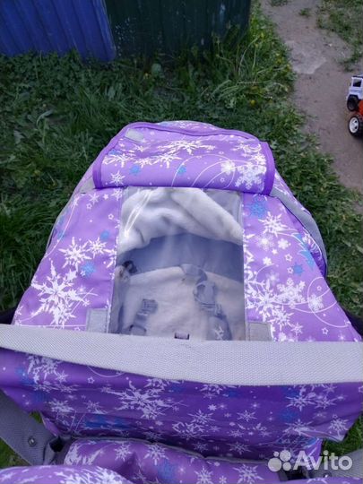 Детские санки коляска