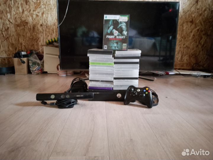 Xbox 360 с кинектом и с множеством игр