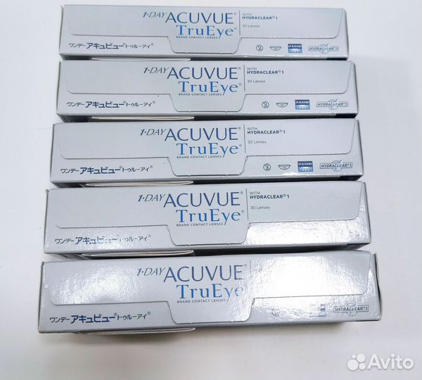 Линзы контактные acuvue trueye -3.25 5 шт