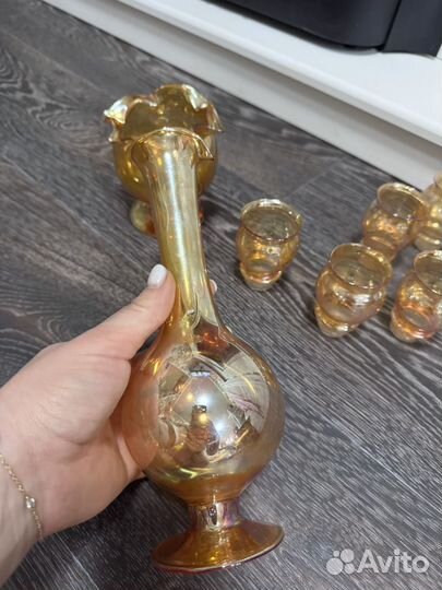 Графин и стопки СССР