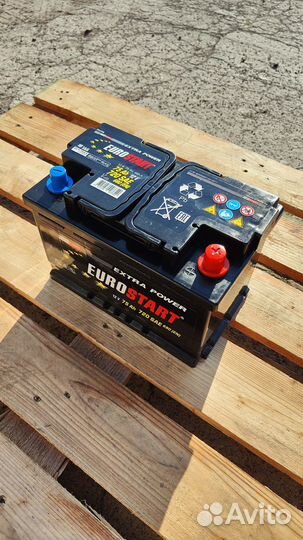 Аккумулятор 75Ah (680A) Eurostart Extra R+