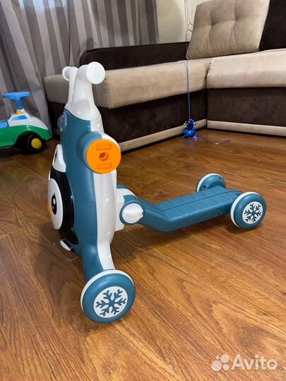 Каталка /Детский беговел/Ходунки/Самокат 3 в 1
