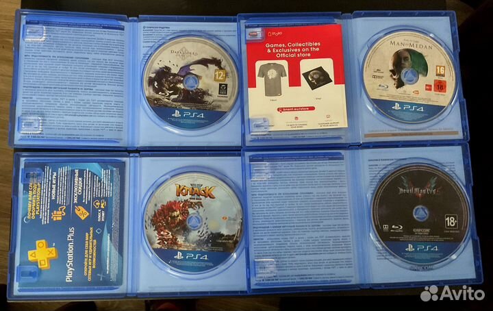Игры ps4 новые и б/у