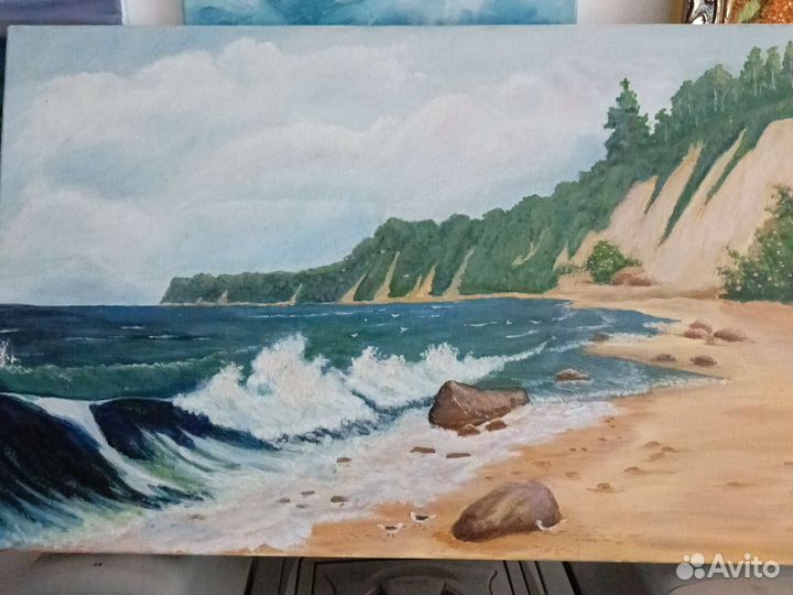 Картина маслом старая