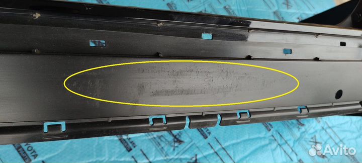 Тойота Хайлендер задний бампер Оригинал 2010-2013