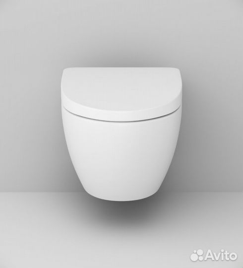 Комплект унитаза с инсталляцией AM.PM Awe IS49051.111738 с сиденьем микролифт и клавишей смыва хром