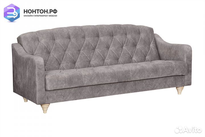 Диван книжка Сапфир серый