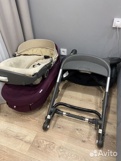 Люлька, прогулочный блок и шасси stokke trailz