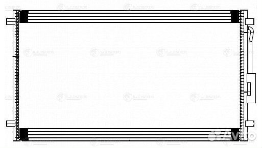 Радиатор кондиционера Крайслер Вояджер 01