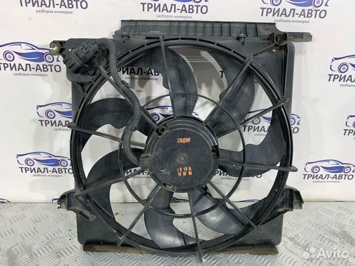 Диффузор с вентилятором радиатора Kia Sorento XM р