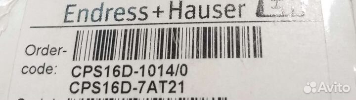 Endress+Hauser Memosens cps12d-7PA21/ cps16d-7AT21
