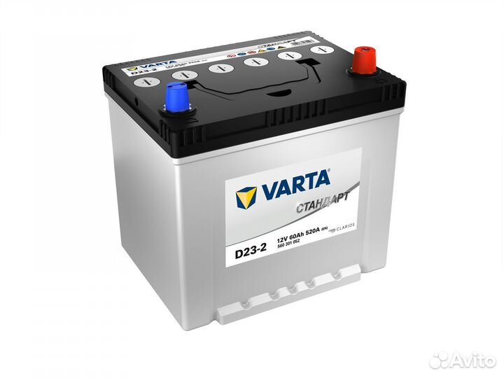 Аккумулятор 6ст 60 varta
