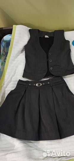 Школьная форма для девочки, 128 размер