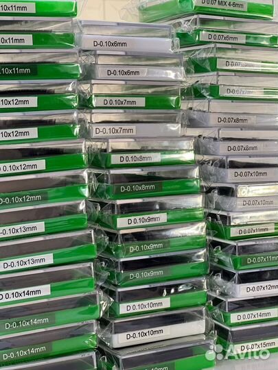 Черные ресницы Le Mat для наращивания ресниц