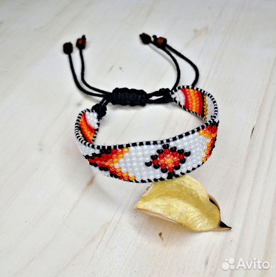 Браслет из бисера Бохо Этника Ручная работа