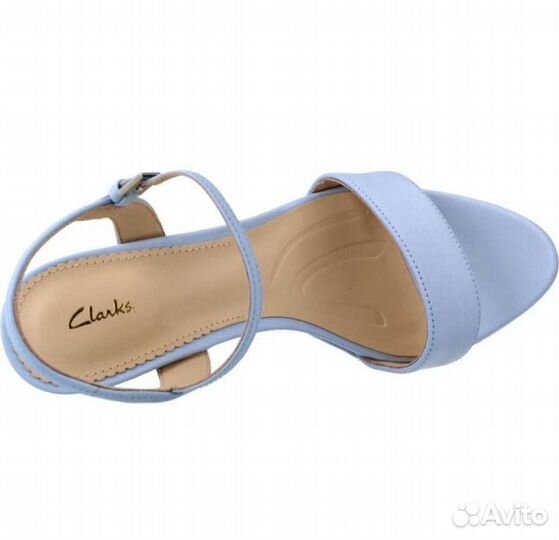 Clarks босоножки васильковые 39