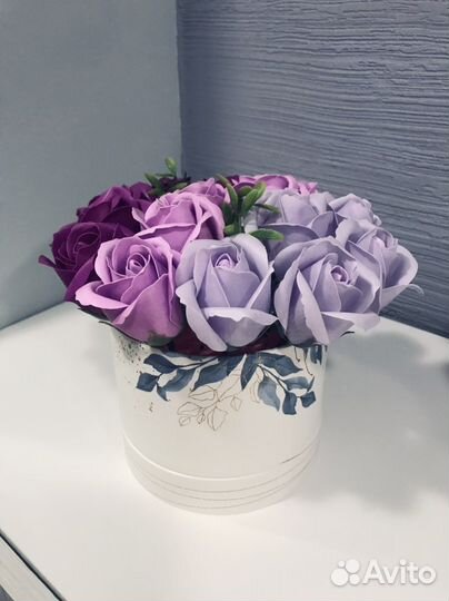 Букеты из мыльных роз