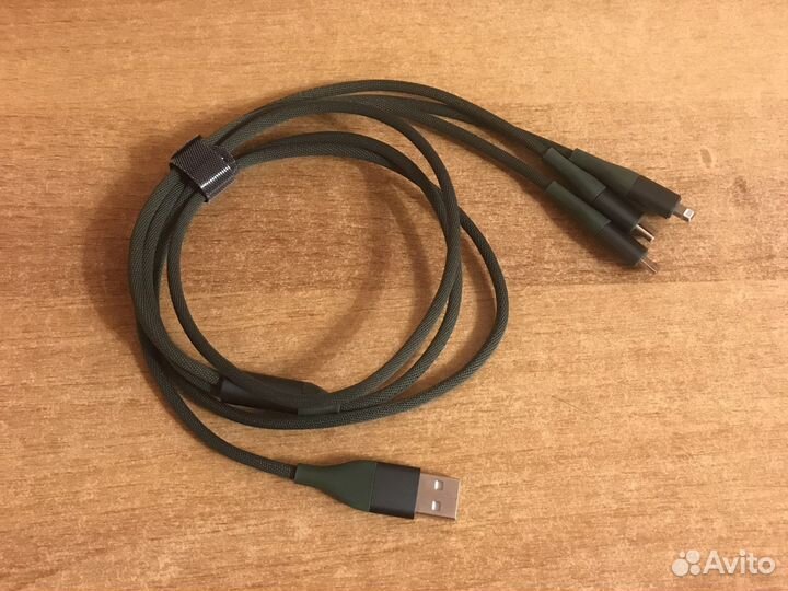 Кабель Xiaomi, Lightning, Type-C, micro USB - USB