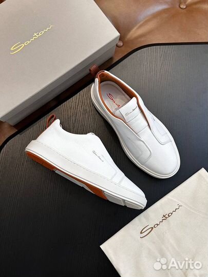 Кроссовки santoni мужские