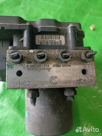0265251374 Ниссан Кашкай J10 блок абс