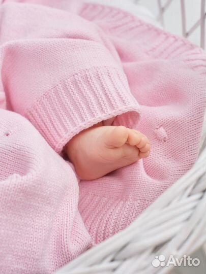 Плед на выписку летний