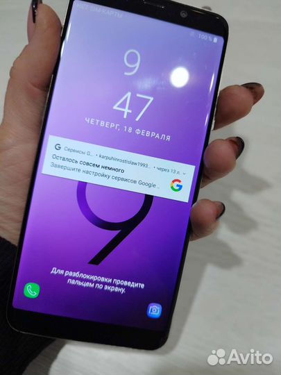 Телефон Samsung galaxy s9 plus