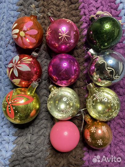 Елочные игрушки СССР