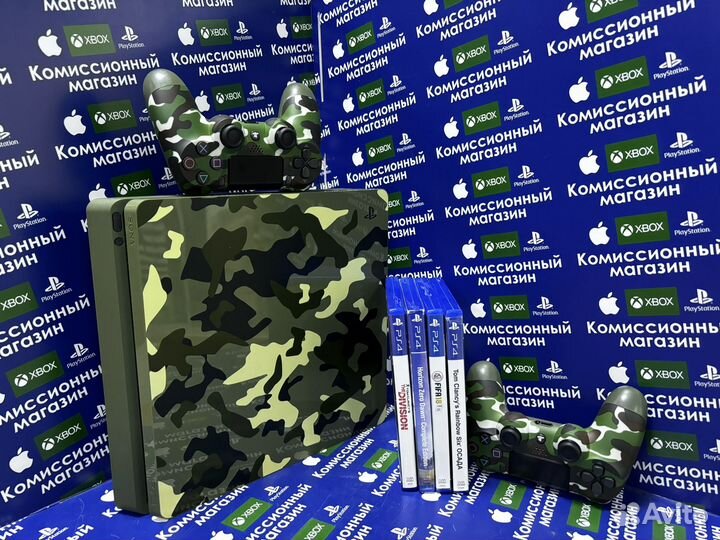Ps4 Slim 1tb(limited камуфляж)
