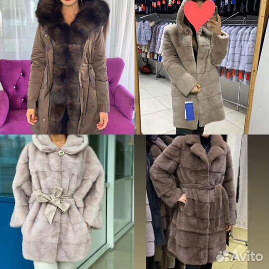 Норковые шубы песцовые шубы парки