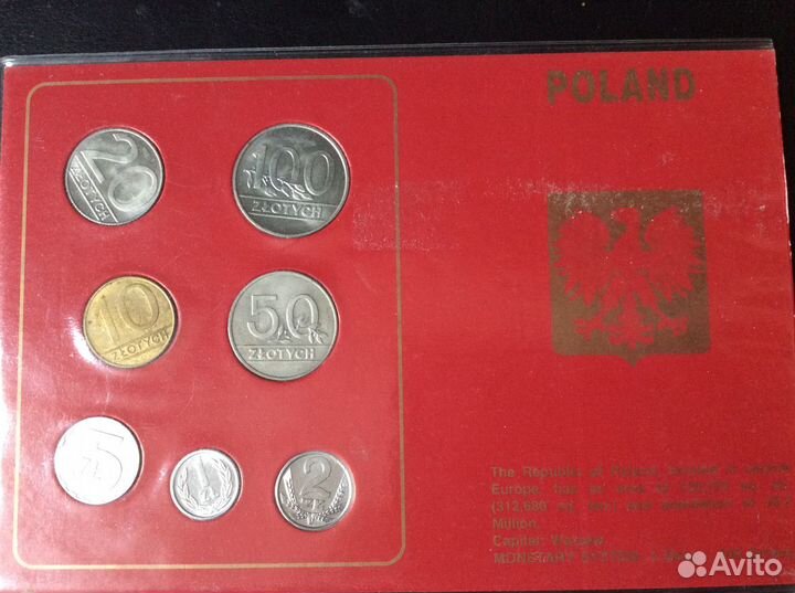 Иностранные монеты. Наборы монет