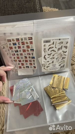 Альбом с наклейками для маникюра