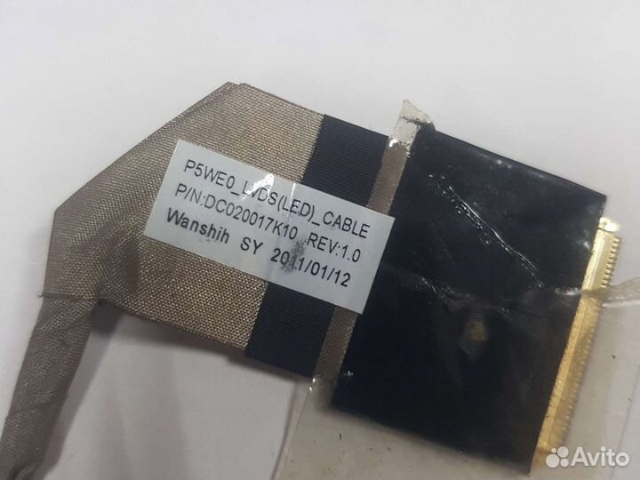 Шлейф матрицы acer e1-571g