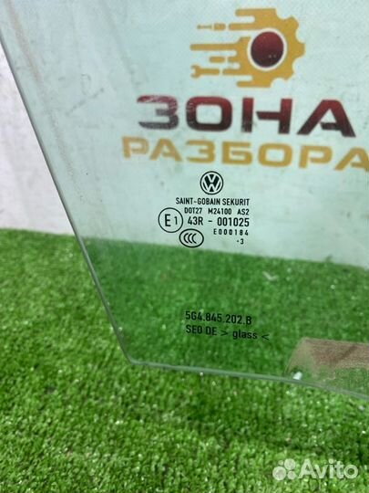 Стекло двери переднее правое Volkswagen Golf MK7