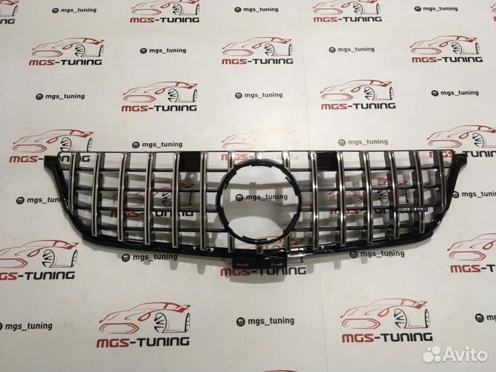 Решетка на Mercedes ML w166 GT Без звезды + Amg