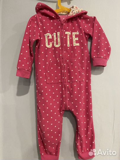 Флисовый комбинезон carters