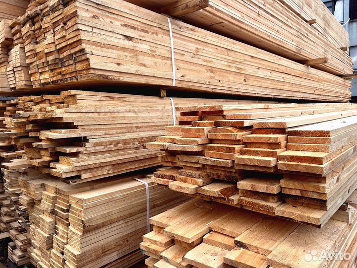 Доска обрезная 40х200х6000мм с доставкой