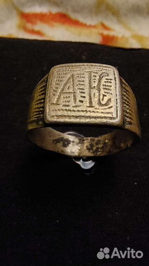 Серебряный перстень 17-18 век