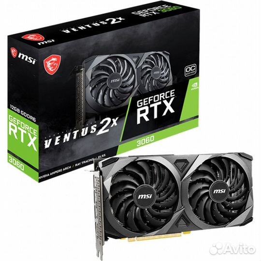 Видеокарта MSI GeForce RTX 3060 12288Mb, #330154