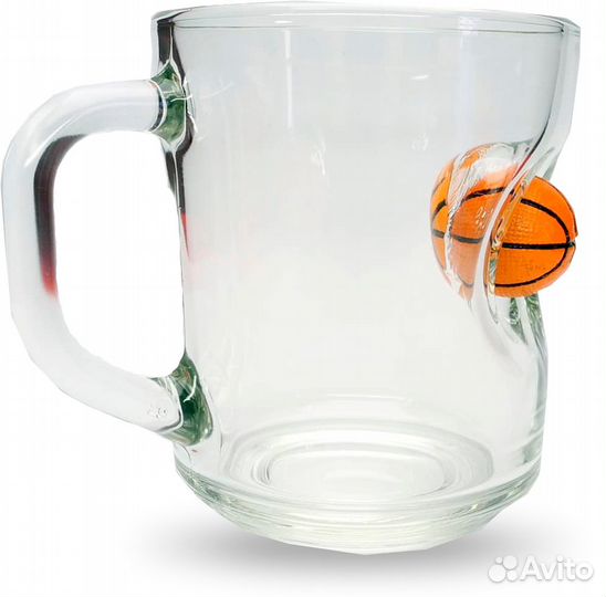 Кружка для чая с баскетбольным мячом