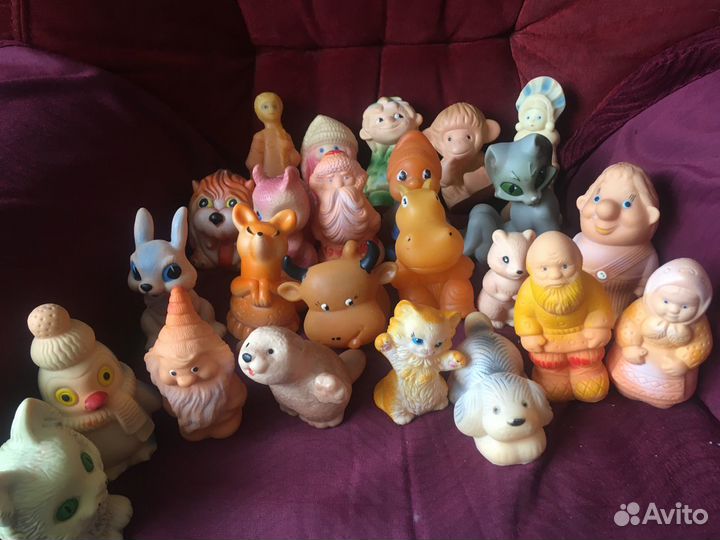 Резиновые игрушки СССР