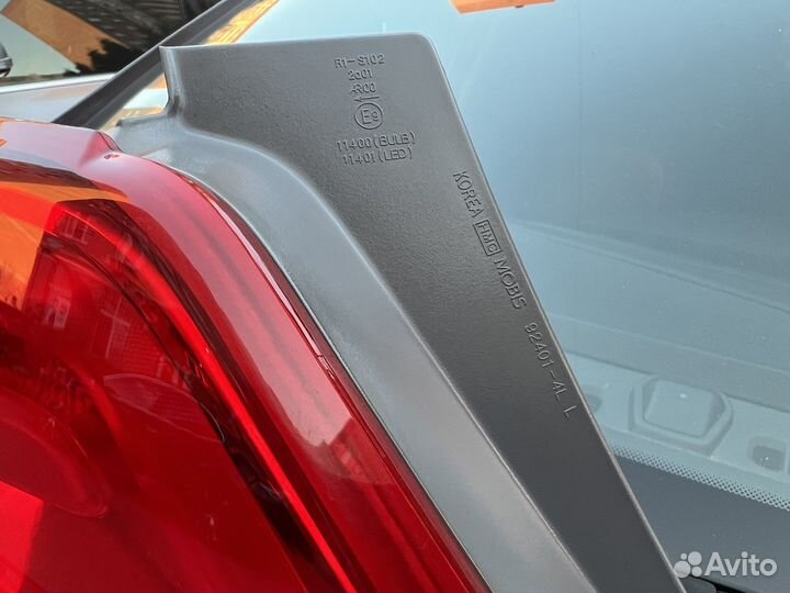 Фонарь задний левый hyundai solaris 1