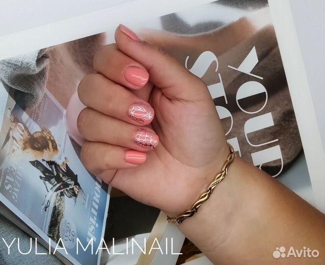 Маникюр гель лак