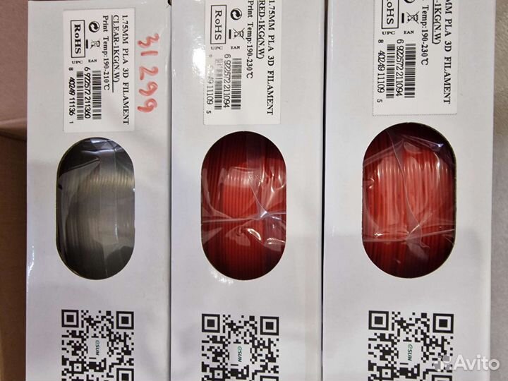 Пластик PLA для 3D печати 1 кг разные цвета