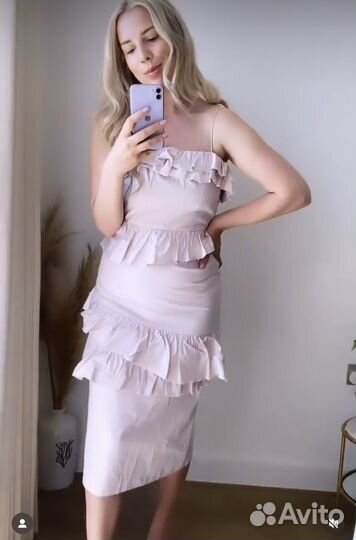 Платье h&m brock collection