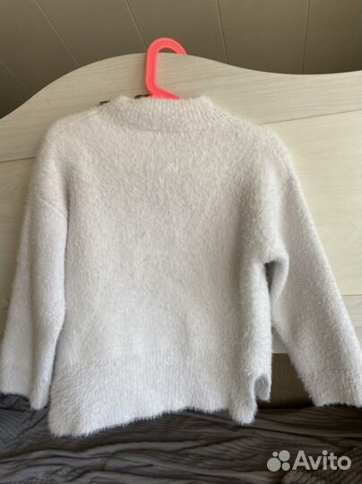 Белая кофточка 122-128